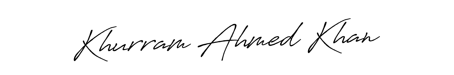 You can use this online signature creator to create a handwritten signature for the name Khurram Ahmed Khan. This is the best online autograph maker. Khurram Ahmed Khan signature style 7 images and pictures png