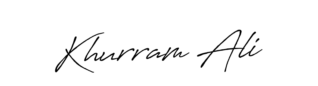 Make a beautiful signature design for name Khurram Ali. Use this online signature maker to create a handwritten signature for free. Khurram Ali signature style 7 images and pictures png