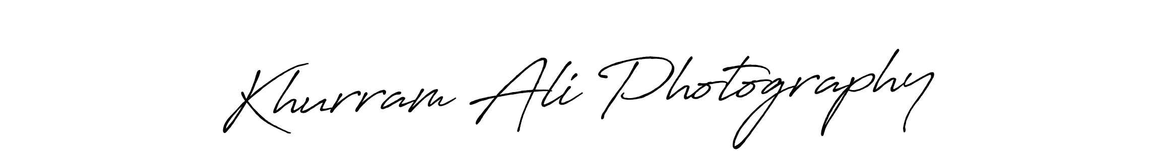 Also we have Khurram Ali Photography name is the best signature style. Create professional handwritten signature collection using Antro_Vectra_Bolder autograph style. Khurram Ali Photography signature style 7 images and pictures png