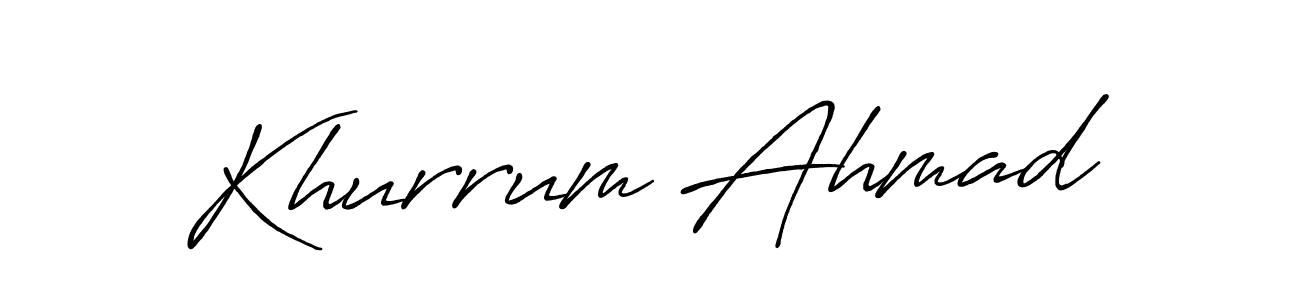 How to Draw Khurrum Ahmad signature style? Antro_Vectra_Bolder is a latest design signature styles for name Khurrum Ahmad. Khurrum Ahmad signature style 7 images and pictures png