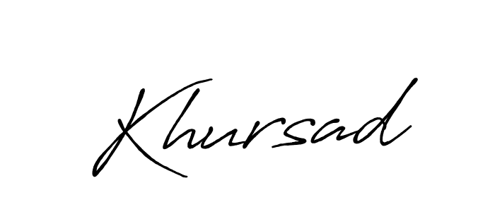 Make a beautiful signature design for name Khursad. Use this online signature maker to create a handwritten signature for free. Khursad signature style 7 images and pictures png