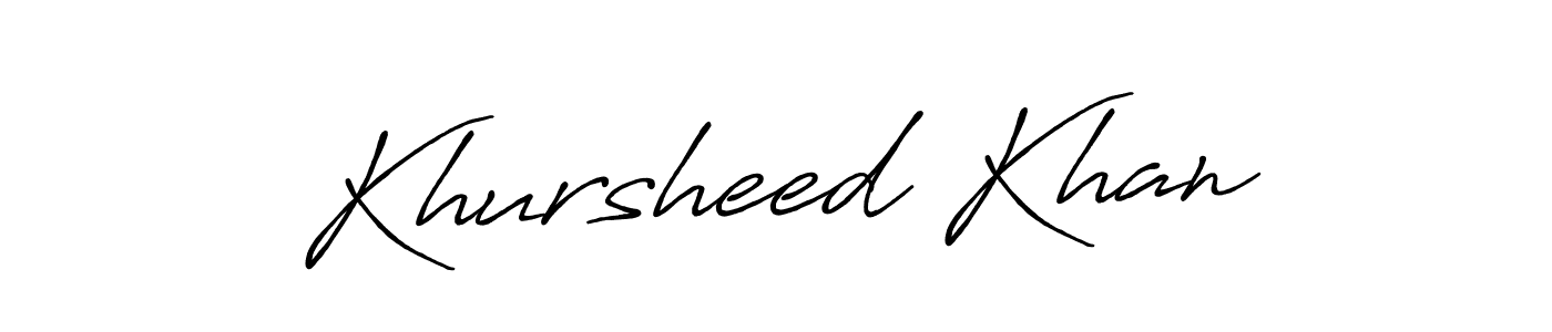 How to make Khursheed Khan signature? Antro_Vectra_Bolder is a professional autograph style. Create handwritten signature for Khursheed Khan name. Khursheed Khan signature style 7 images and pictures png