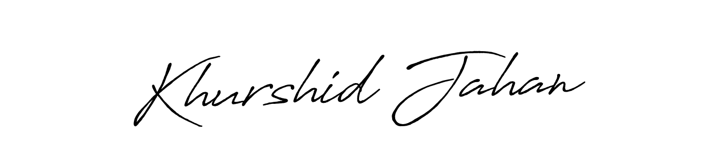 Make a short Khurshid Jahan signature style. Manage your documents anywhere anytime using Antro_Vectra_Bolder. Create and add eSignatures, submit forms, share and send files easily. Khurshid Jahan signature style 7 images and pictures png
