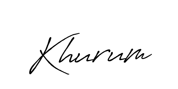 Best and Professional Signature Style for Khurum. Antro_Vectra_Bolder Best Signature Style Collection. Khurum signature style 7 images and pictures png