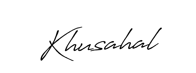 Make a beautiful signature design for name Khusahal. Use this online signature maker to create a handwritten signature for free. Khusahal signature style 7 images and pictures png