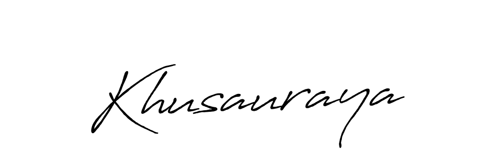 This is the best signature style for the Khusauraya name. Also you like these signature font (Antro_Vectra_Bolder). Mix name signature. Khusauraya signature style 7 images and pictures png