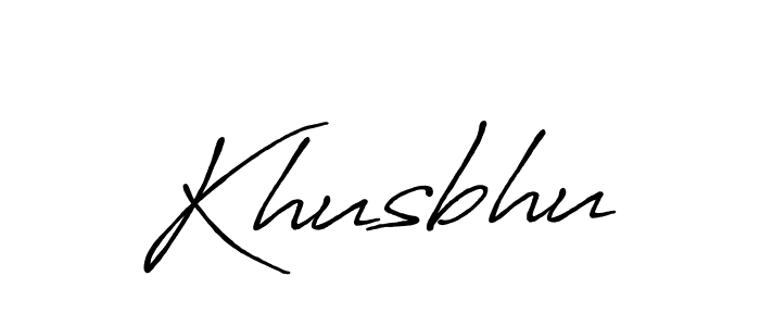 Similarly Antro_Vectra_Bolder is the best handwritten signature design. Signature creator online .You can use it as an online autograph creator for name Khusbhu. Khusbhu signature style 7 images and pictures png