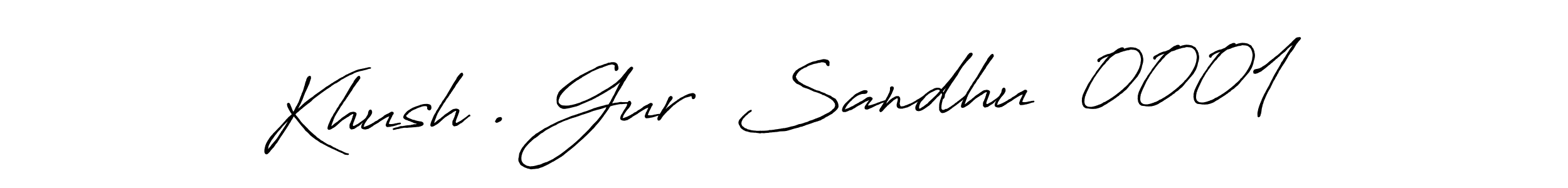 How to make Khush . Gur  Sandhu  0001 name signature. Use Antro_Vectra_Bolder style for creating short signs online. This is the latest handwritten sign. Khush . Gur  Sandhu  0001 signature style 7 images and pictures png