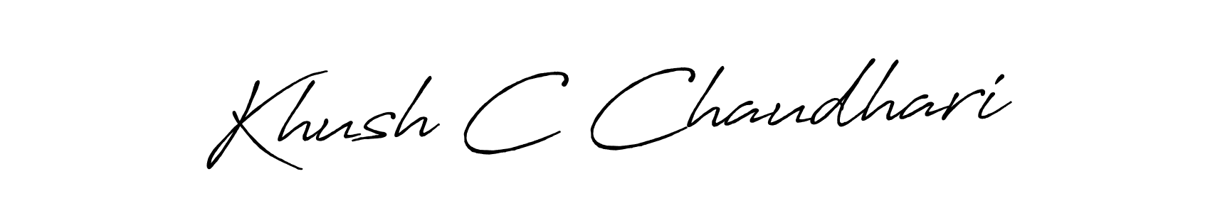 Make a short Khush C Chaudhari signature style. Manage your documents anywhere anytime using Antro_Vectra_Bolder. Create and add eSignatures, submit forms, share and send files easily. Khush C Chaudhari signature style 7 images and pictures png