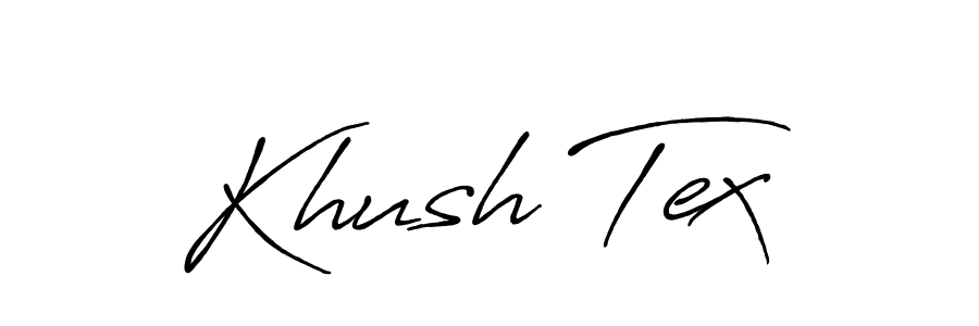 Make a beautiful signature design for name Khush Tex. Use this online signature maker to create a handwritten signature for free. Khush Tex signature style 7 images and pictures png