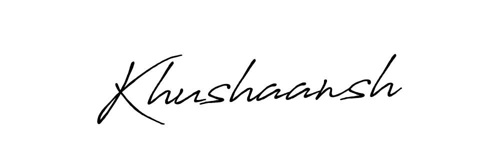 How to Draw Khushaansh signature style? Antro_Vectra_Bolder is a latest design signature styles for name Khushaansh. Khushaansh signature style 7 images and pictures png