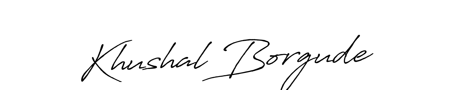 Once you've used our free online signature maker to create your best signature Antro_Vectra_Bolder style, it's time to enjoy all of the benefits that Khushal Borgude name signing documents. Khushal Borgude signature style 7 images and pictures png