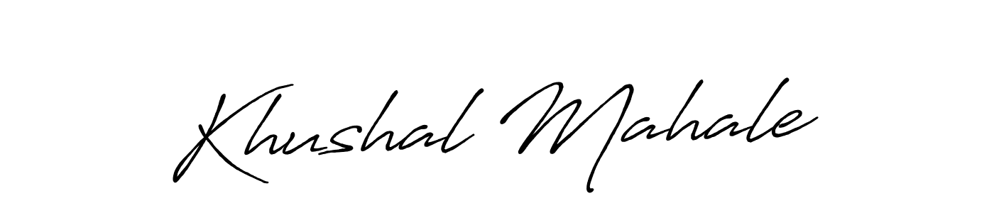 You should practise on your own different ways (Antro_Vectra_Bolder) to write your name (Khushal Mahale) in signature. don't let someone else do it for you. Khushal Mahale signature style 7 images and pictures png