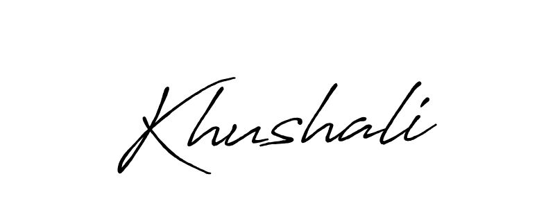Make a short Khushali signature style. Manage your documents anywhere anytime using Antro_Vectra_Bolder. Create and add eSignatures, submit forms, share and send files easily. Khushali signature style 7 images and pictures png