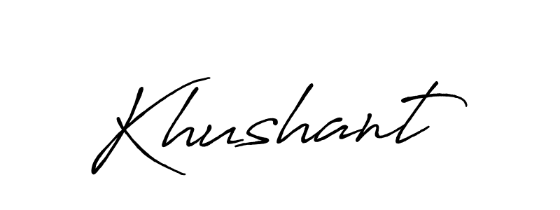 This is the best signature style for the Khushant name. Also you like these signature font (Antro_Vectra_Bolder). Mix name signature. Khushant signature style 7 images and pictures png