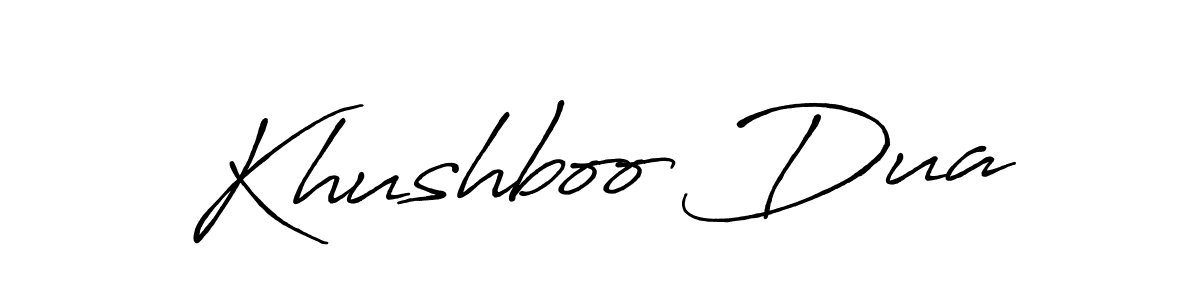 Once you've used our free online signature maker to create your best signature Antro_Vectra_Bolder style, it's time to enjoy all of the benefits that Khushboo Dua name signing documents. Khushboo Dua signature style 7 images and pictures png
