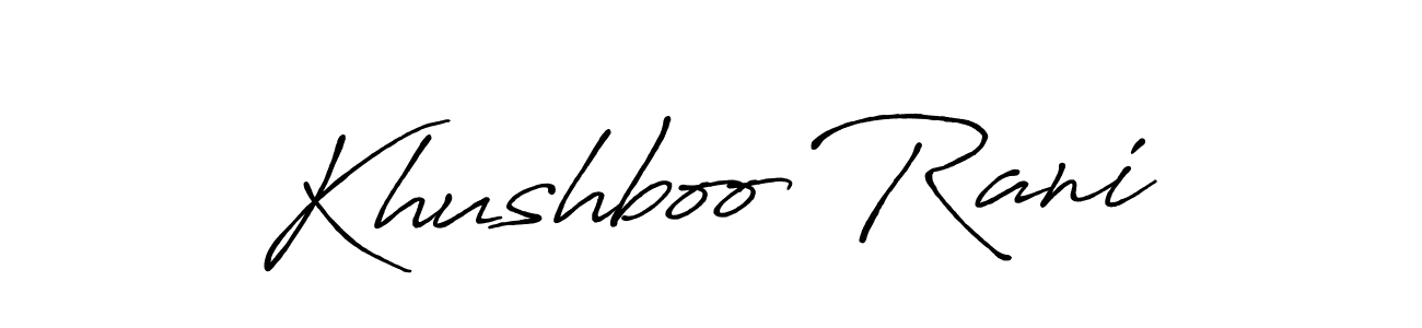 You can use this online signature creator to create a handwritten signature for the name Khushboo Rani. This is the best online autograph maker. Khushboo Rani signature style 7 images and pictures png