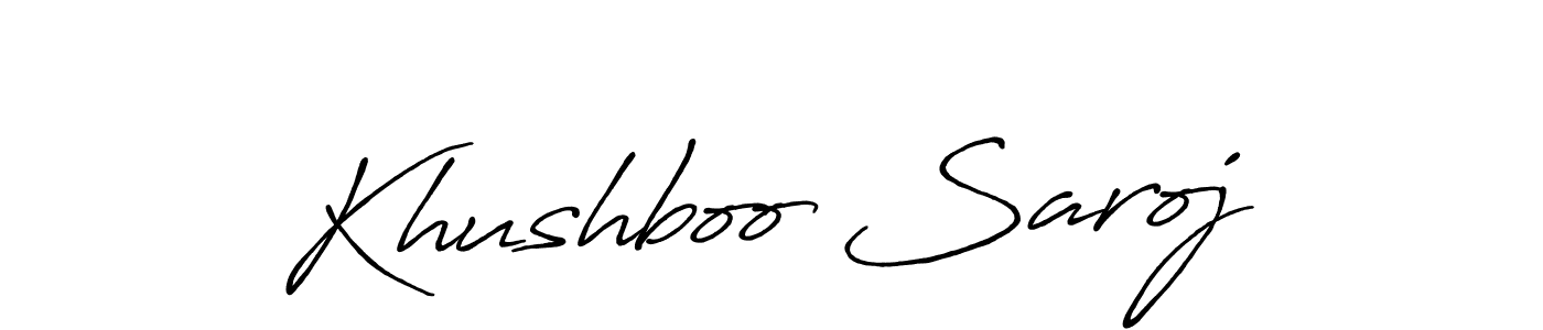 Antro_Vectra_Bolder is a professional signature style that is perfect for those who want to add a touch of class to their signature. It is also a great choice for those who want to make their signature more unique. Get Khushboo Saroj name to fancy signature for free. Khushboo Saroj signature style 7 images and pictures png