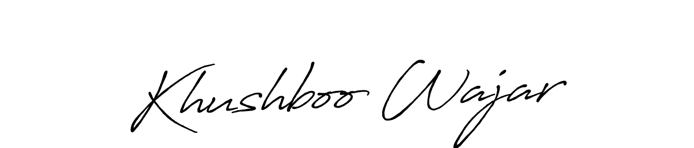 Here are the top 10 professional signature styles for the name Khushboo Wajar. These are the best autograph styles you can use for your name. Khushboo Wajar signature style 7 images and pictures png
