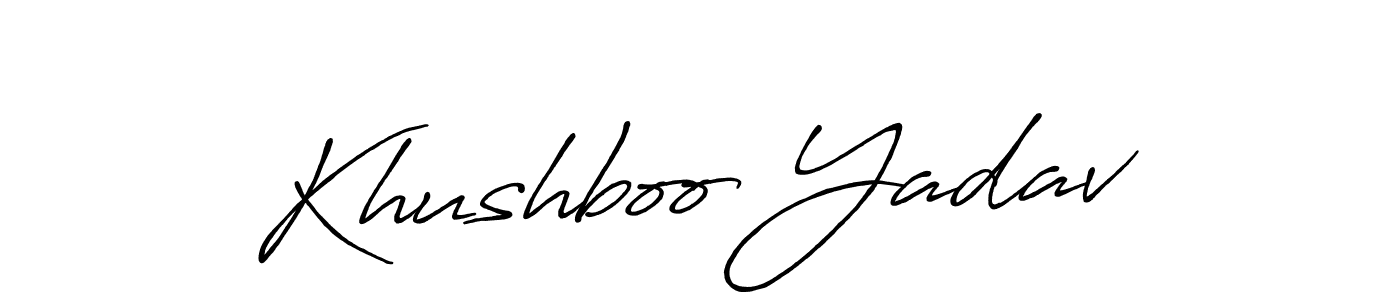 This is the best signature style for the Khushboo Yadav name. Also you like these signature font (Antro_Vectra_Bolder). Mix name signature. Khushboo Yadav signature style 7 images and pictures png