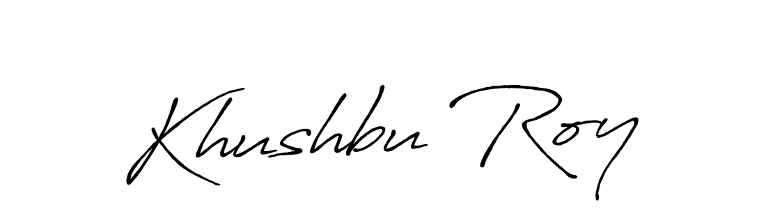 Check out images of Autograph of Khushbu Roy name. Actor Khushbu Roy Signature Style. Antro_Vectra_Bolder is a professional sign style online. Khushbu Roy signature style 7 images and pictures png