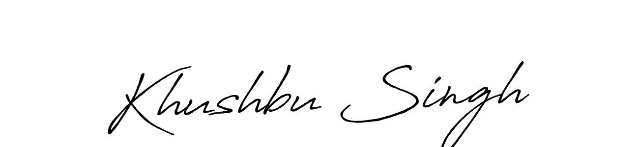 How to Draw Khushbu Singh signature style? Antro_Vectra_Bolder is a latest design signature styles for name Khushbu Singh. Khushbu Singh signature style 7 images and pictures png