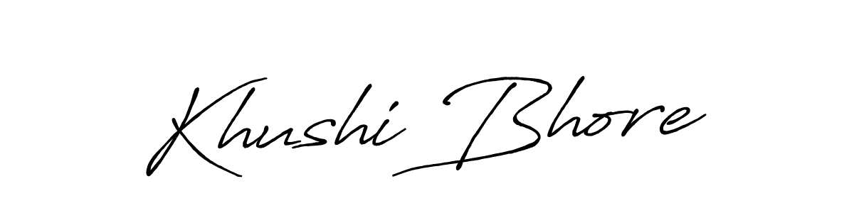 Here are the top 10 professional signature styles for the name Khushi Bhore. These are the best autograph styles you can use for your name. Khushi Bhore signature style 7 images and pictures png