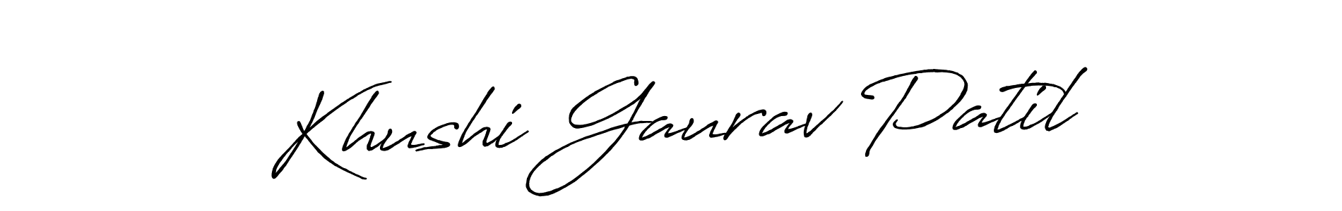 Best and Professional Signature Style for Khushi Gaurav Patil. Antro_Vectra_Bolder Best Signature Style Collection. Khushi Gaurav Patil signature style 7 images and pictures png