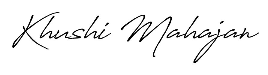 A stylish, flowing autograph style designed for name Khushi Mahajan using Antro_Vectra_Bolder typography. Perfect for digital creative projects. Khushi Mahajan signature style 7 images and pictures png