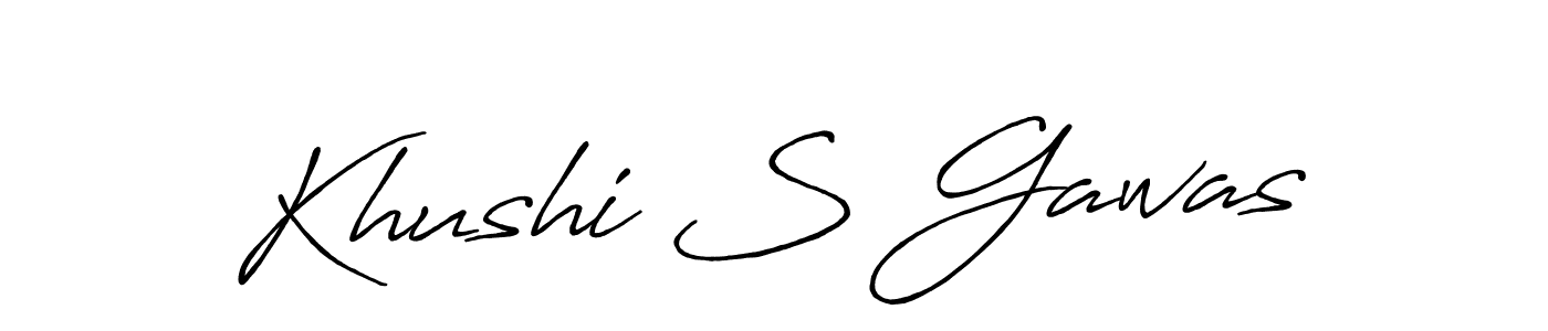 How to Draw Khushi S Gawas signature style? Antro_Vectra_Bolder is a latest design signature styles for name Khushi S Gawas. Khushi S Gawas signature style 7 images and pictures png
