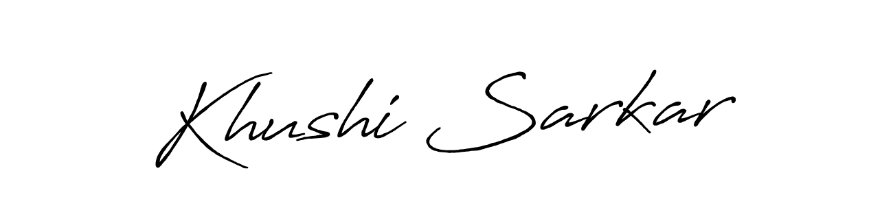 Here are the top 10 professional signature styles for the name Khushi Sarkar. These are the best autograph styles you can use for your name. Khushi Sarkar signature style 7 images and pictures png