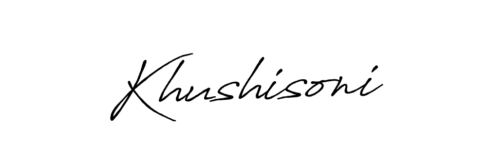 This is the best signature style for the Khushisoni name. Also you like these signature font (Antro_Vectra_Bolder). Mix name signature. Khushisoni signature style 7 images and pictures png