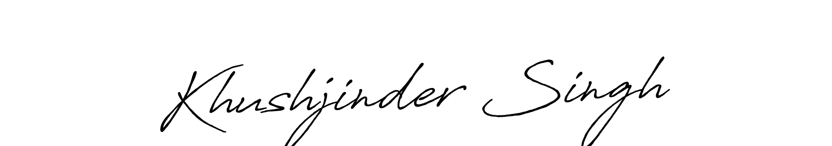 Antro_Vectra_Bolder is a professional signature style that is perfect for those who want to add a touch of class to their signature. It is also a great choice for those who want to make their signature more unique. Get Khushjinder Singh name to fancy signature for free. Khushjinder Singh signature style 7 images and pictures png