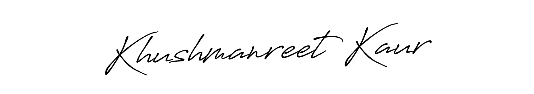 It looks lik you need a new signature style for name Khushmanreet Kaur. Design unique handwritten (Antro_Vectra_Bolder) signature with our free signature maker in just a few clicks. Khushmanreet Kaur signature style 7 images and pictures png