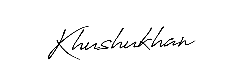 if you are searching for the best signature style for your name Khushukhan. so please give up your signature search. here we have designed multiple signature styles  using Antro_Vectra_Bolder. Khushukhan signature style 7 images and pictures png