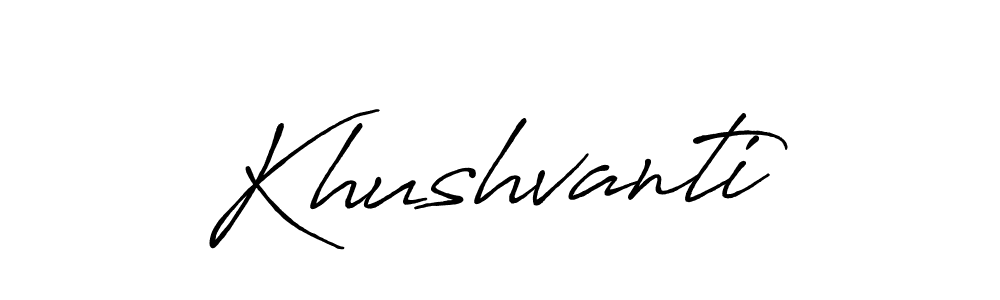 Here are the top 10 professional signature styles for the name Khushvanti. These are the best autograph styles you can use for your name. Khushvanti signature style 7 images and pictures png
