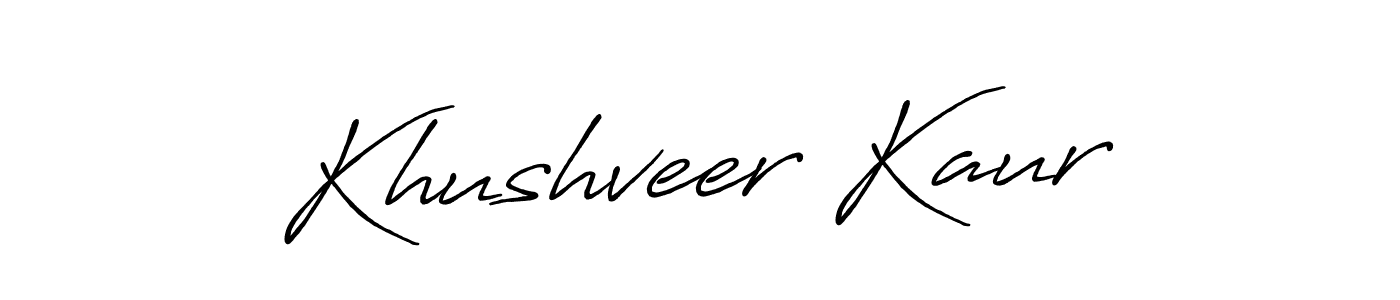 You can use this online signature creator to create a handwritten signature for the name Khushveer Kaur. This is the best online autograph maker. Khushveer Kaur signature style 7 images and pictures png