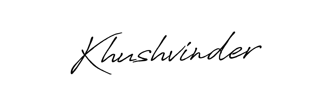 This is the best signature style for the Khushvinder name. Also you like these signature font (Antro_Vectra_Bolder). Mix name signature. Khushvinder signature style 7 images and pictures png