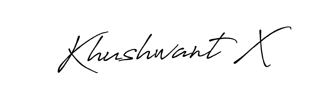 See photos of Khushwant X official signature by Spectra . Check more albums & portfolios. Read reviews & check more about Antro_Vectra_Bolder font. Khushwant X signature style 7 images and pictures png