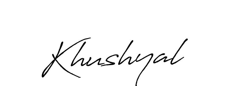 You can use this online signature creator to create a handwritten signature for the name Khushyal. This is the best online autograph maker. Khushyal signature style 7 images and pictures png