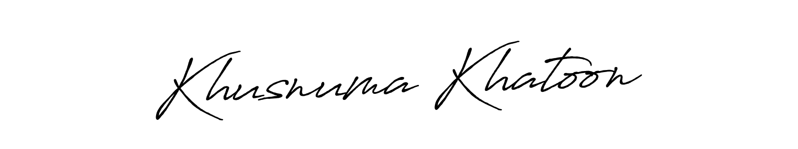 Also we have Khusnuma Khatoon name is the best signature style. Create professional handwritten signature collection using Antro_Vectra_Bolder autograph style. Khusnuma Khatoon signature style 7 images and pictures png