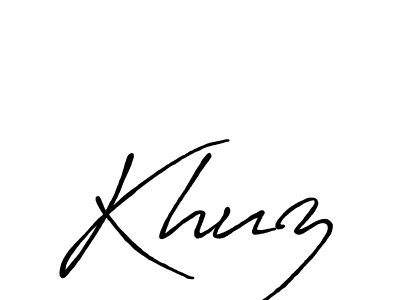 Also we have Khuz name is the best signature style. Create professional handwritten signature collection using Antro_Vectra_Bolder autograph style. Khuz signature style 7 images and pictures png
