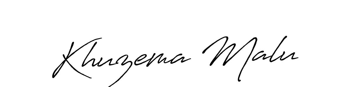 Once you've used our free online signature maker to create your best signature Antro_Vectra_Bolder style, it's time to enjoy all of the benefits that Khuzema Malu name signing documents. Khuzema Malu signature style 7 images and pictures png