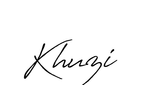 The best way (Antro_Vectra_Bolder) to make a short signature is to pick only two or three words in your name. The name Khuzi include a total of six letters. For converting this name. Khuzi signature style 7 images and pictures png