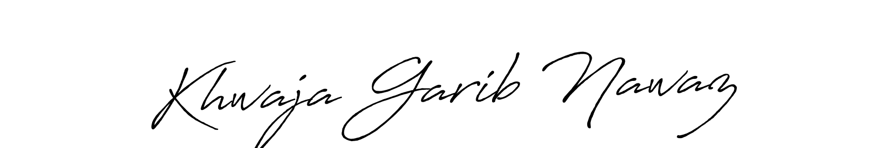Also You can easily find your signature by using the search form. We will create Khwaja Garib Nawaz name handwritten signature images for you free of cost using Antro_Vectra_Bolder sign style. Khwaja Garib Nawaz signature style 7 images and pictures png