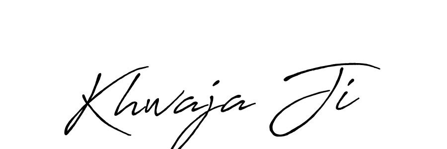 Similarly Antro_Vectra_Bolder is the best handwritten signature design. Signature creator online .You can use it as an online autograph creator for name Khwaja Ji. Khwaja Ji signature style 7 images and pictures png