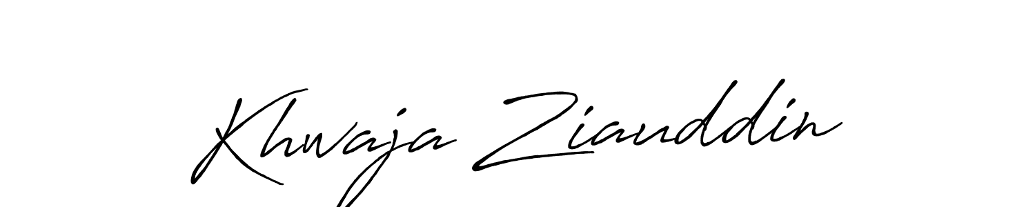 if you are searching for the best signature style for your name Khwaja Ziauddin. so please give up your signature search. here we have designed multiple signature styles  using Antro_Vectra_Bolder. Khwaja Ziauddin signature style 7 images and pictures png