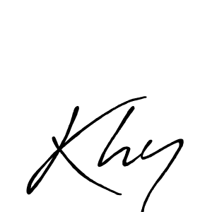 if you are searching for the best signature style for your name Khy. so please give up your signature search. here we have designed multiple signature styles  using Antro_Vectra_Bolder. Khy signature style 7 images and pictures png