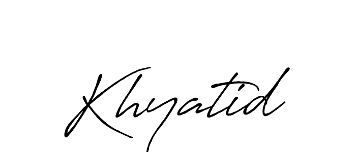 if you are searching for the best signature style for your name Khyatid. so please give up your signature search. here we have designed multiple signature styles  using Antro_Vectra_Bolder. Khyatid signature style 7 images and pictures png