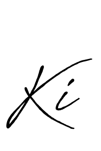 Make a beautiful signature design for name Ki. With this signature (Antro_Vectra_Bolder) style, you can create a handwritten signature for free. Ki signature style 7 images and pictures png